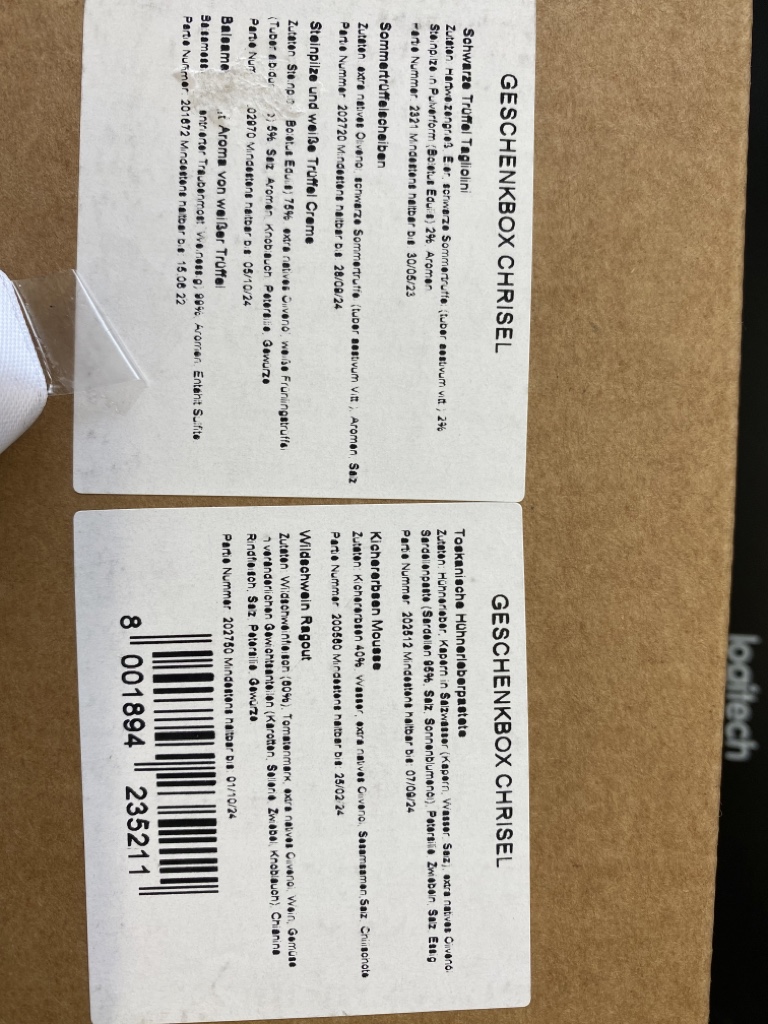 Trüffel Deluxe Toskana Geschenkset Chrisel