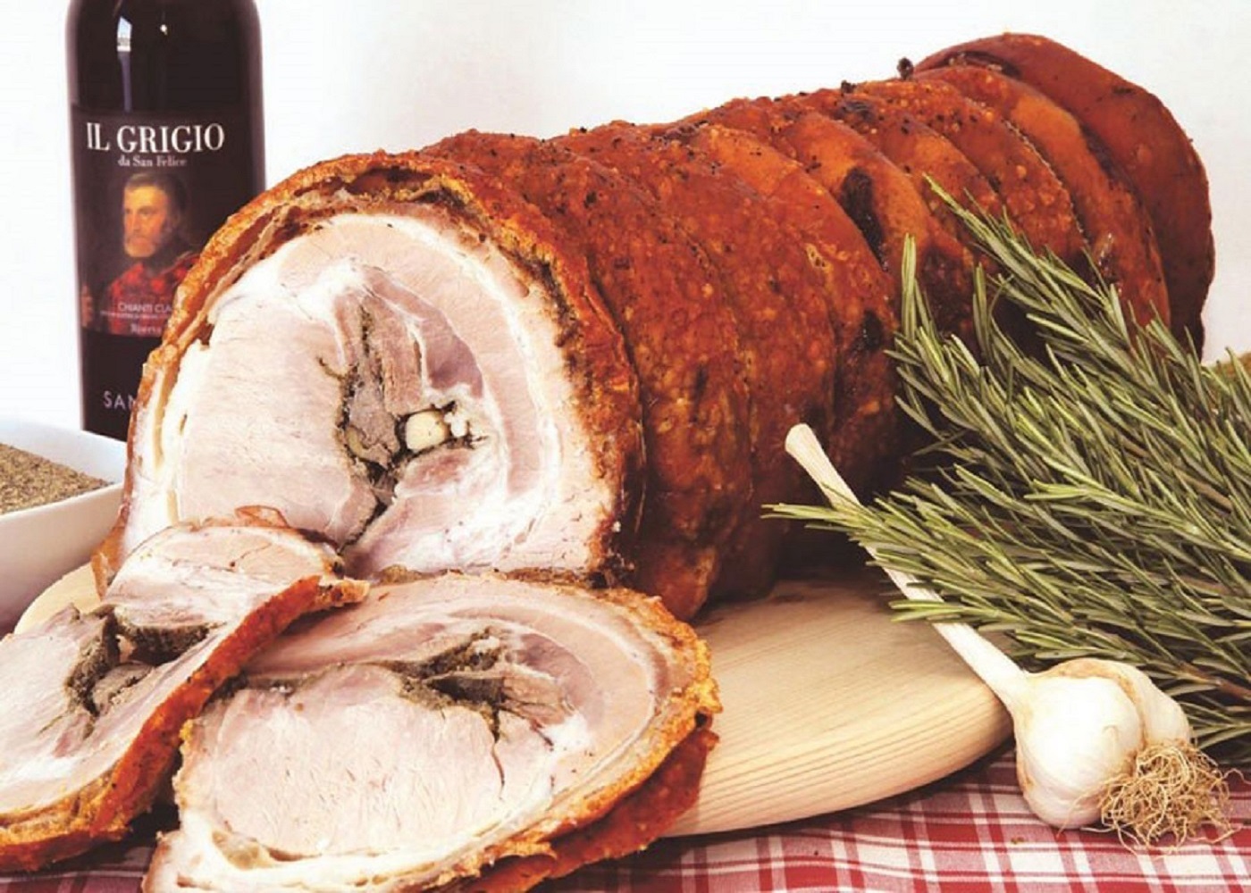 2,5Kg Porchetta Toskana aus dem Holzofen  am Stück, preisgekrönt
