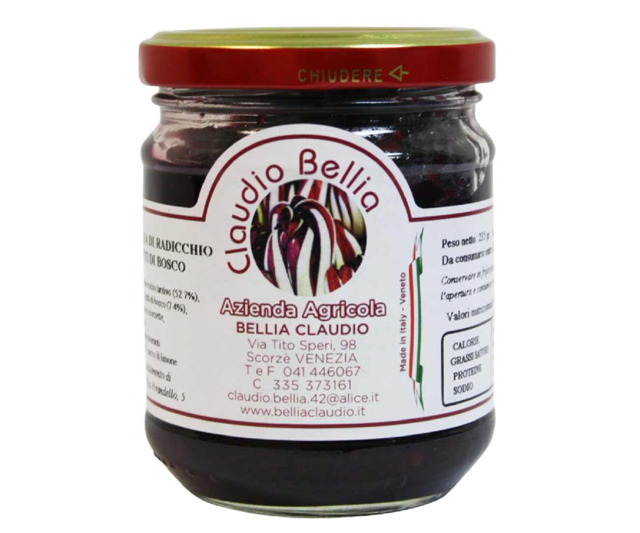 Radicchio Treviso und Waldfrucht Marmelade