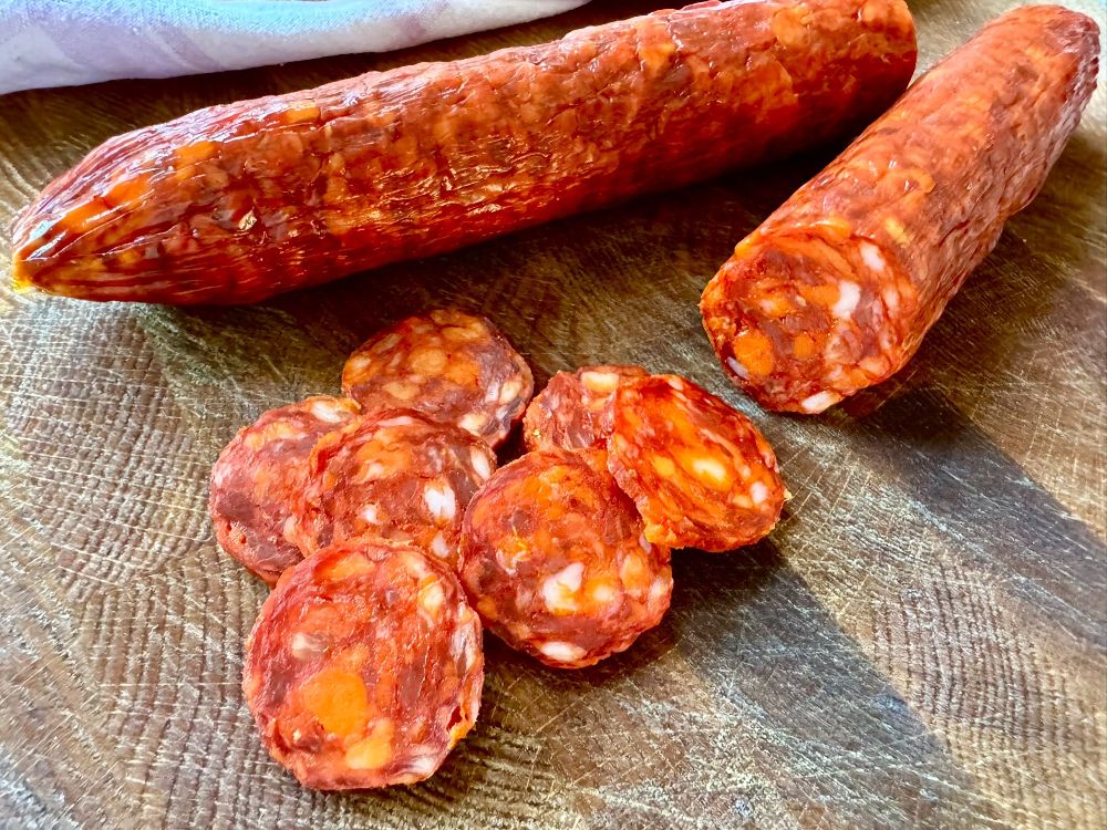 Kalabrische Salami vom schwarzen Schwein