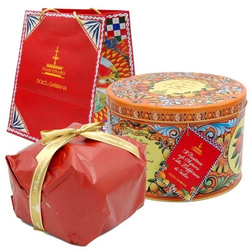 500g Dolce&Gabbana Panettone Agrumi mit Zitrusfrüchten+Safran Limited Edition