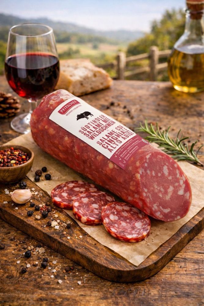 Salame con cinghiale – Salami mit Wildschwein