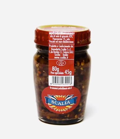 Sardellenfilets mit Chili in Öl 80g