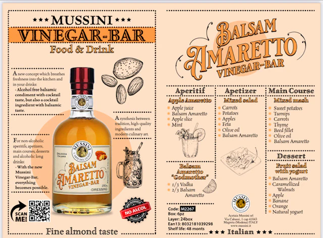 Mussini Balsamico Dressing Amaretto aus Modena Mussini Balsamico Dressing Amaretto aus Modena