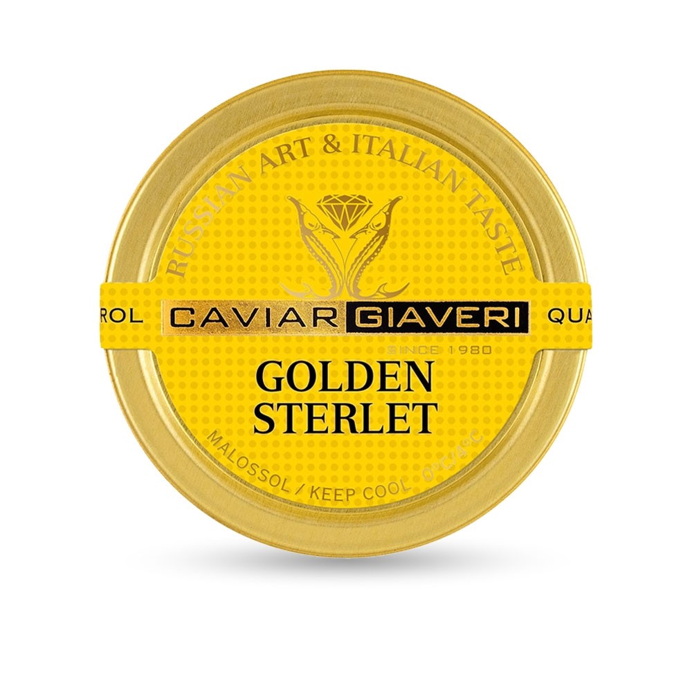 Rarität: Albino Caviar Golden Sterlet, Goldene Kaviar - Limited Edition