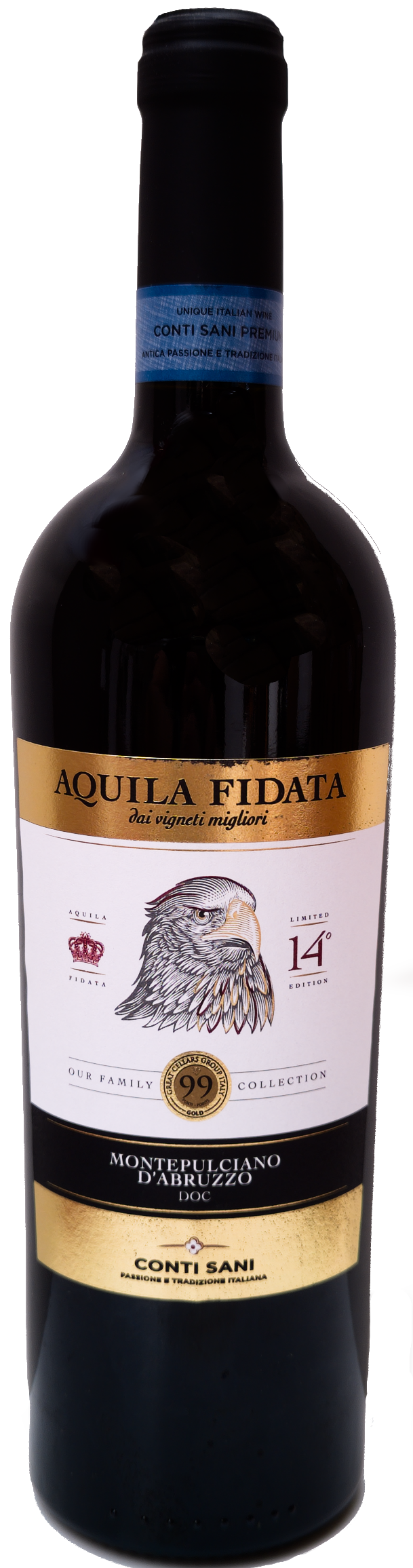 Angebot 8+1 Gratis Montepulciano d'Abruzzo DOC Aquila Fidata 2020