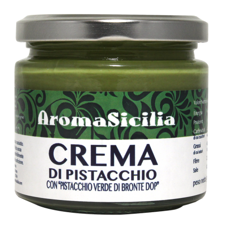 Süße Pistaziencreme 30% Bronte DOP Premium Pistazien Sizilien