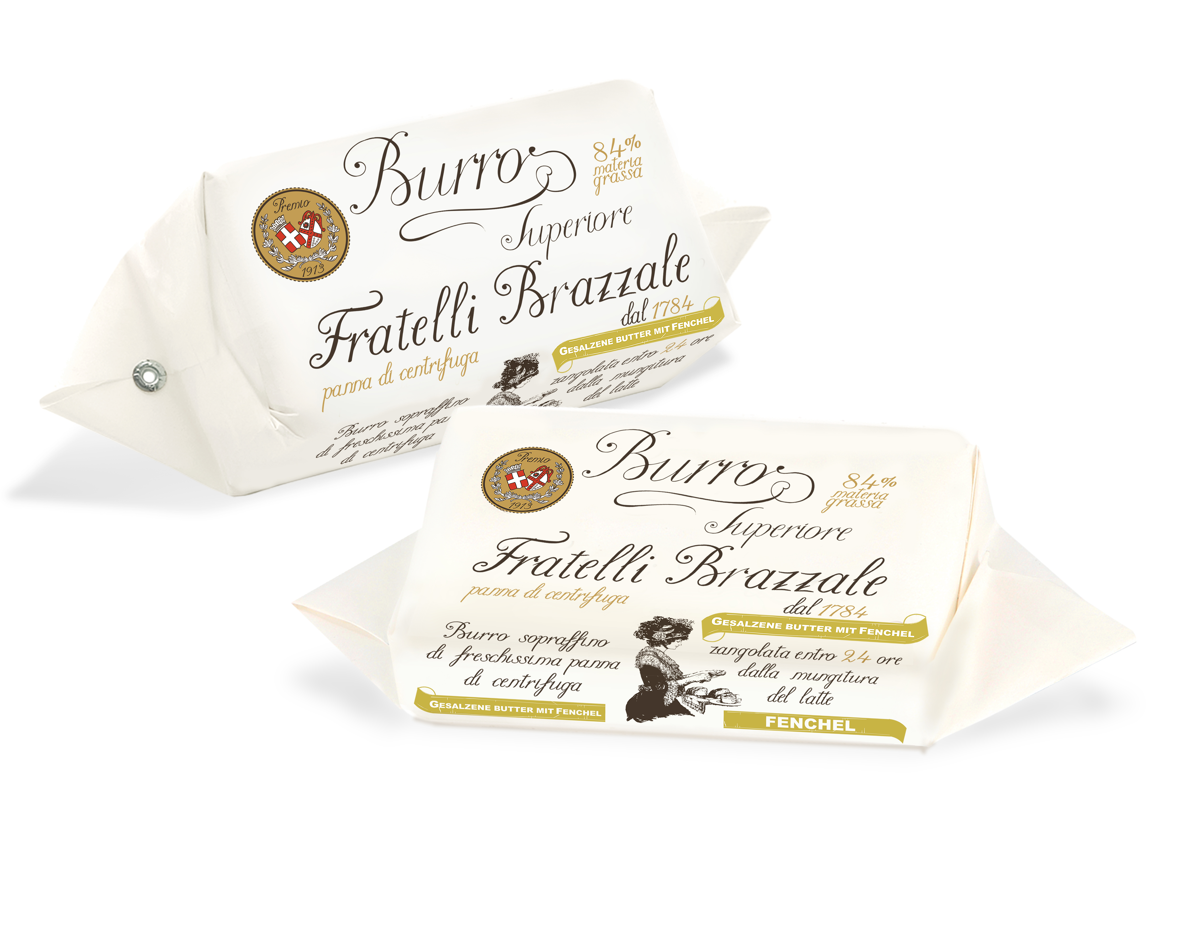 Premium Butter aus Rohrahm burro gesalzen Fenchel