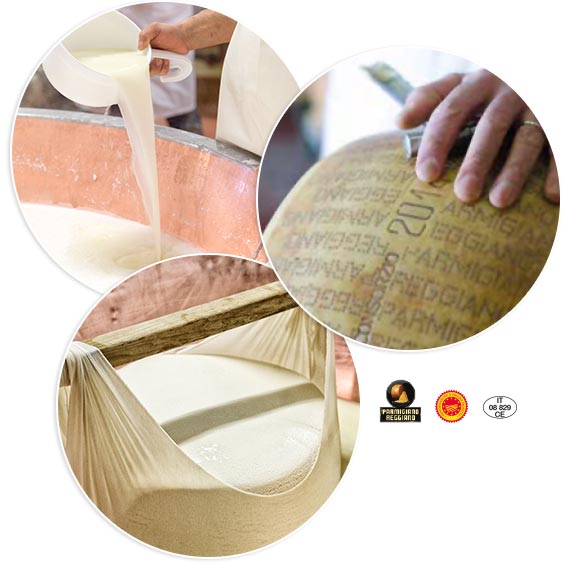 1Kg am Stück 24 Monate Parmigiano Reggiano DOP Superiore "2121" Parmesan Vecchio