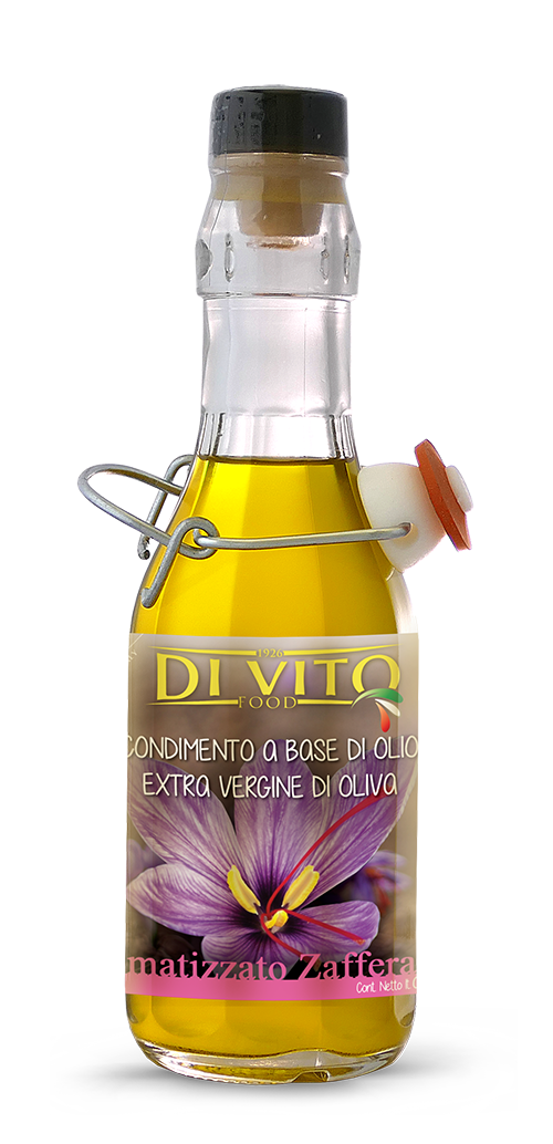 Olivenöl Extra Vergine Zafferano - mit natürliche Safran