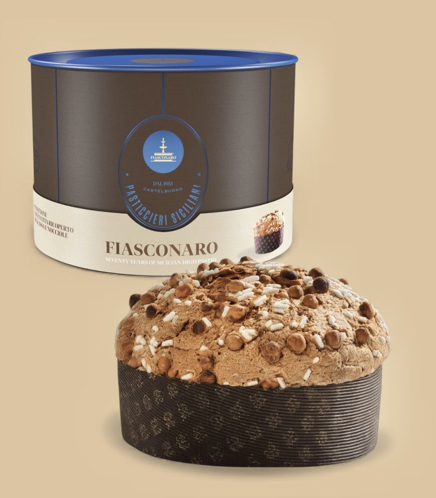 Fiasconaro Panettone mit Haselnüssen in Geschenkdose
