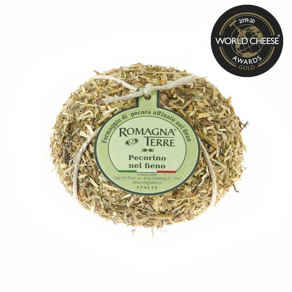 Pecorino nel Fieno - Schafmilchkäse mit Heu