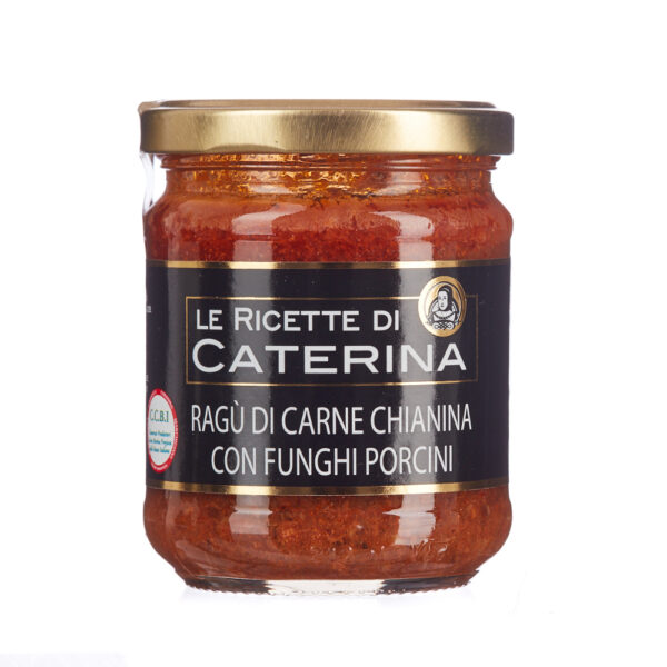 Tomatensoße mit Chianina Rind & Steinpilzen