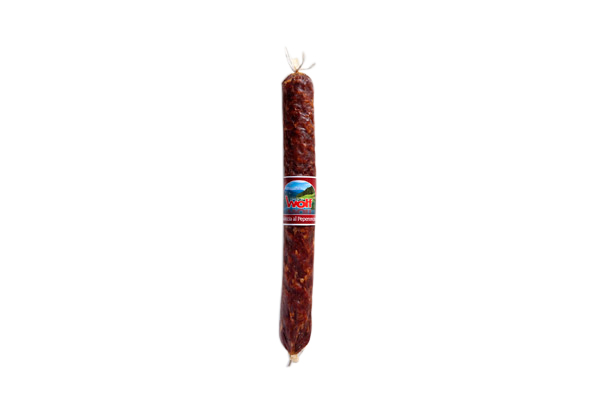 2x ganze Stange pikante Pizza Salami - Scharfe Berg Salsiccia