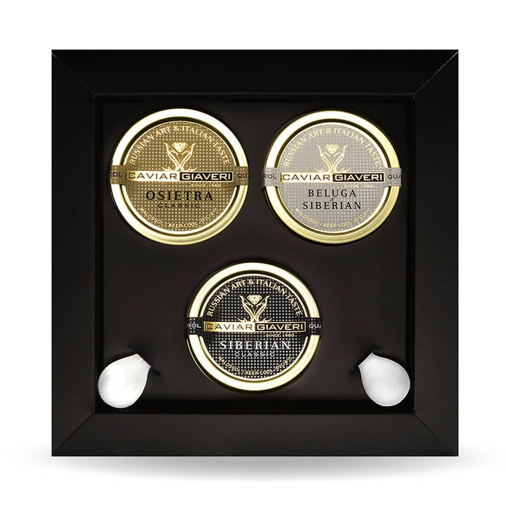 Luxus Caviar Geschenk-Set "Zar Trilogy"  3X30g