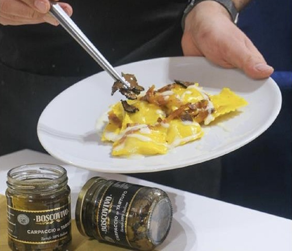 Fettine di Tartufo, Trüffel-Scheiben in Olivenöl