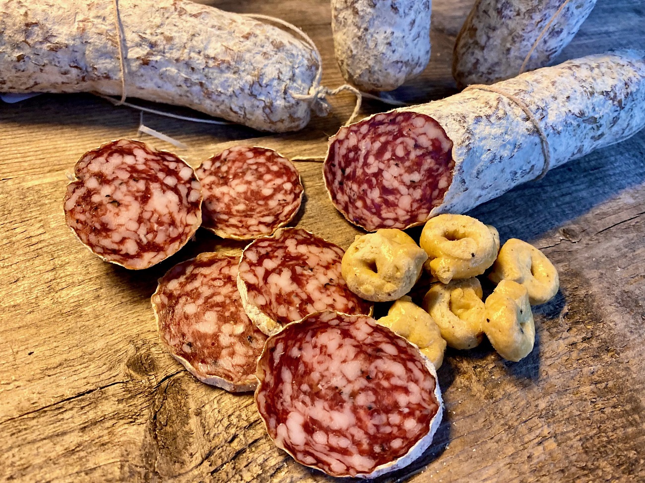 350g Gereifte Trüffelsalami in Naturdarm gereift