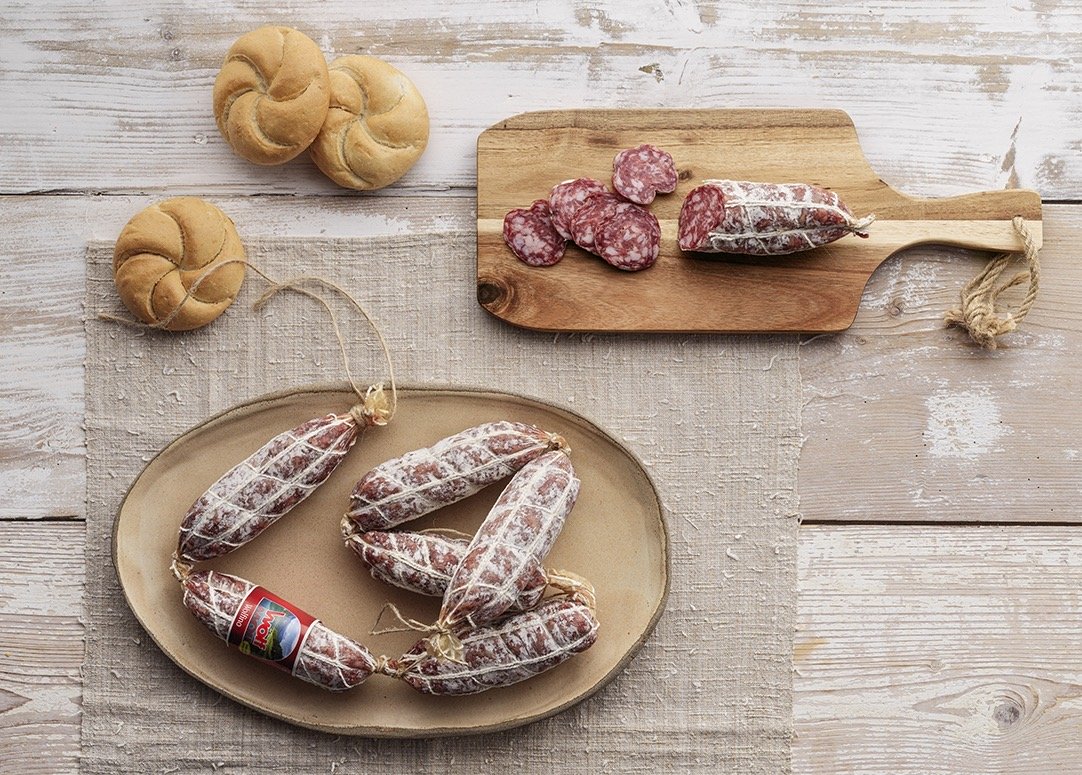 Bergsalami Wolfino di Sauris kaltgeräuchert