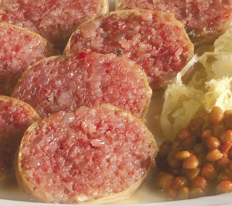 600gr Handwerkliche Cotechino aus Parma ohne Konservierunsstoffe fertig gekocht