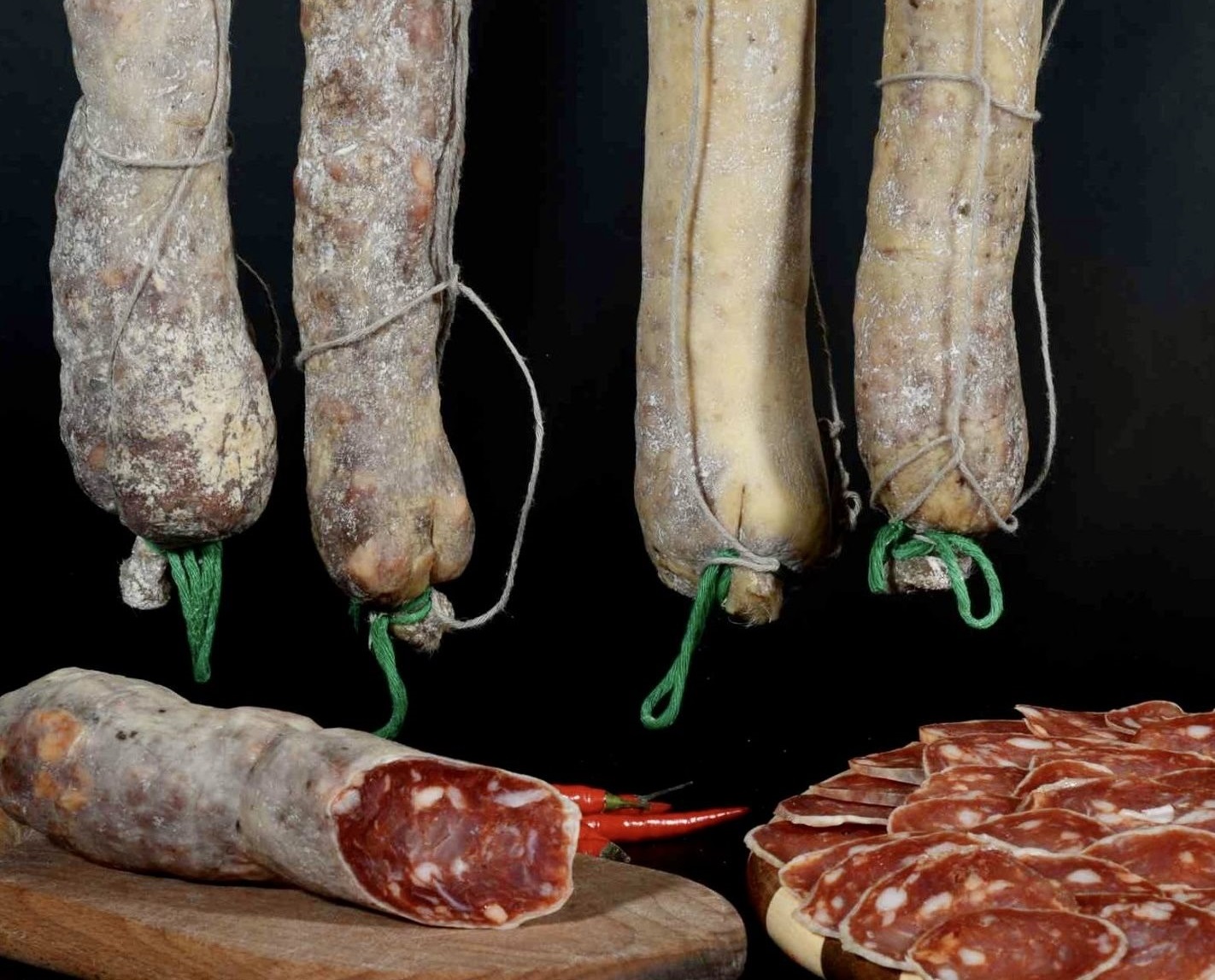 Soppressata Gran Riserva Suino Nero vom schwarzen Schwein aus Kalabrien