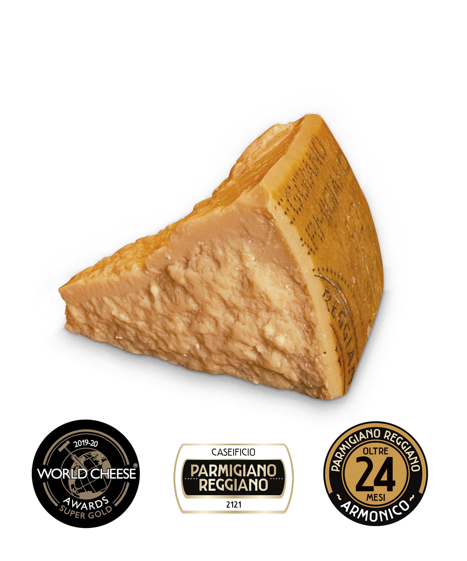 1Kg am Stück 24 Monate Parmigiano Reggiano DOP Superiore "2121" Parmesan Vecchio