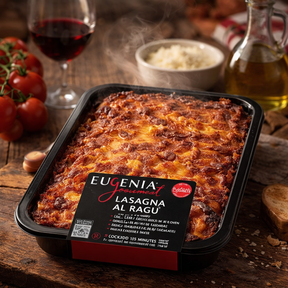 Probierpreis! Lasagna al Ragù – Italienische Gourmet Fertiglasagne mit Bolognese