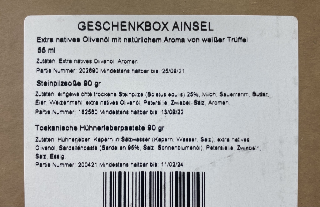 Geschenkset Ainsel