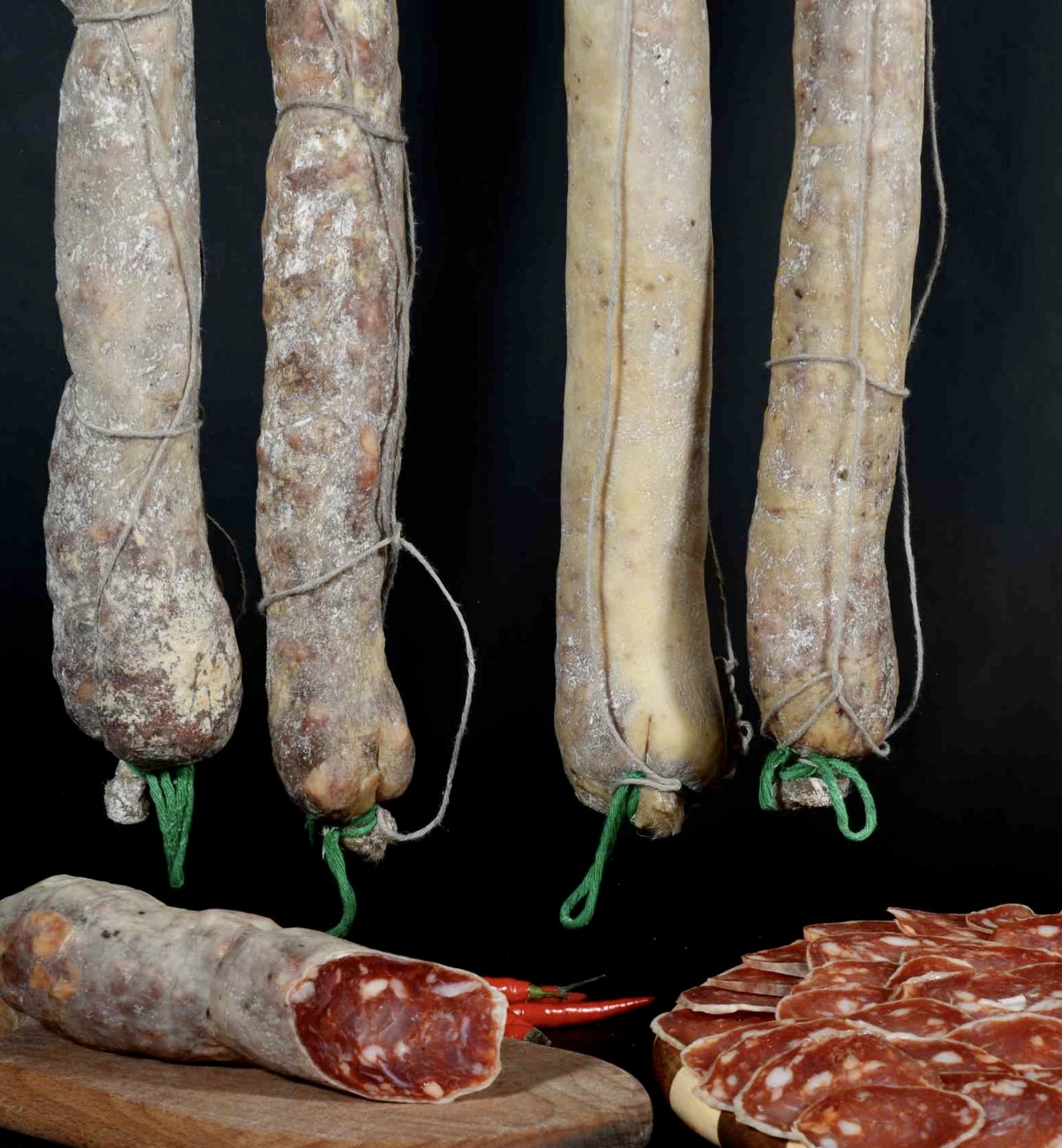 Soppressata Gran Riserva Suino Nero vom schwarzen Schwein aus Kalabrien