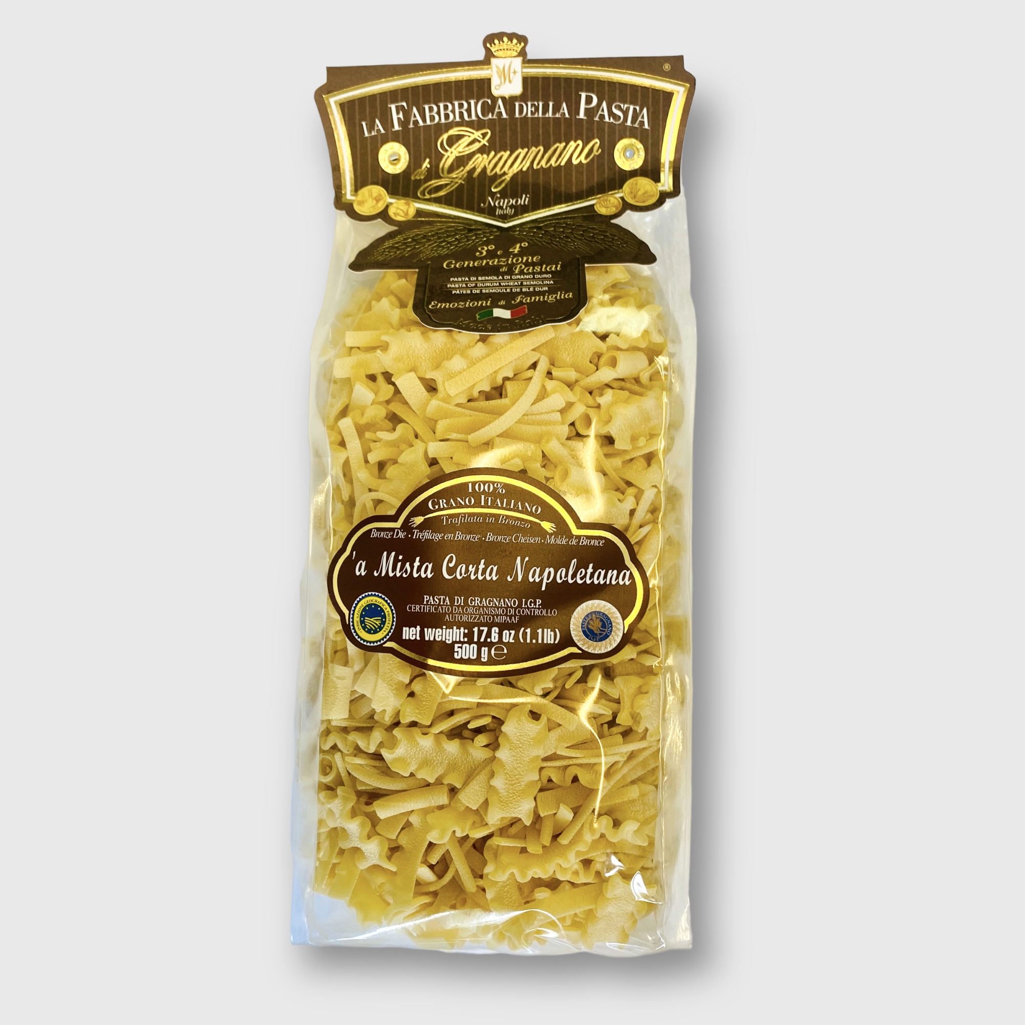 'a Mista Corta Napoletana, kurze Pasta gemischt Gragnano IGP