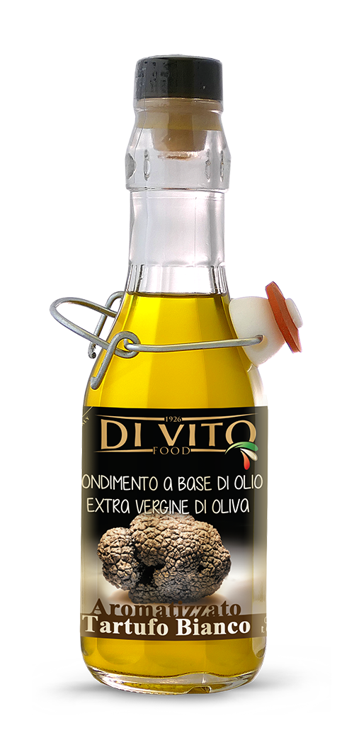 Olivenöl Extra Vergine Tartufo Bianco - mit 2% natürlichem weißem Trüffel, ohne künstliche Aromen