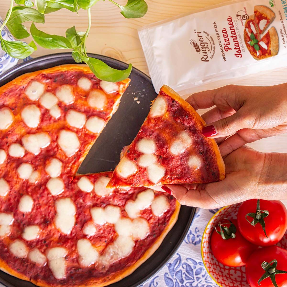 Instant Pizza Napoli Pizzamehl Fertige Mix mit Mutterteighefe