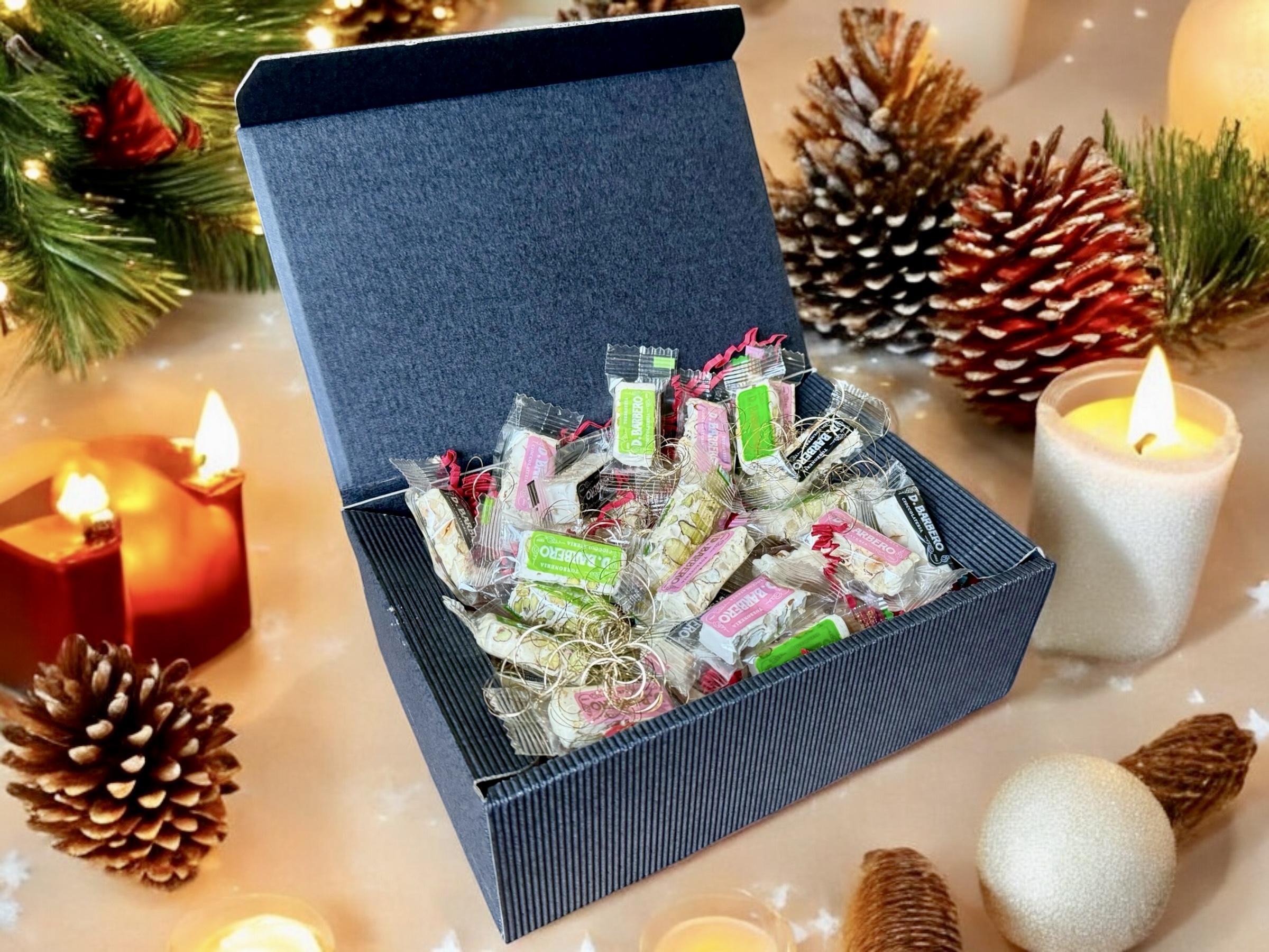 Torroncini gemischt in Geschenkbox
