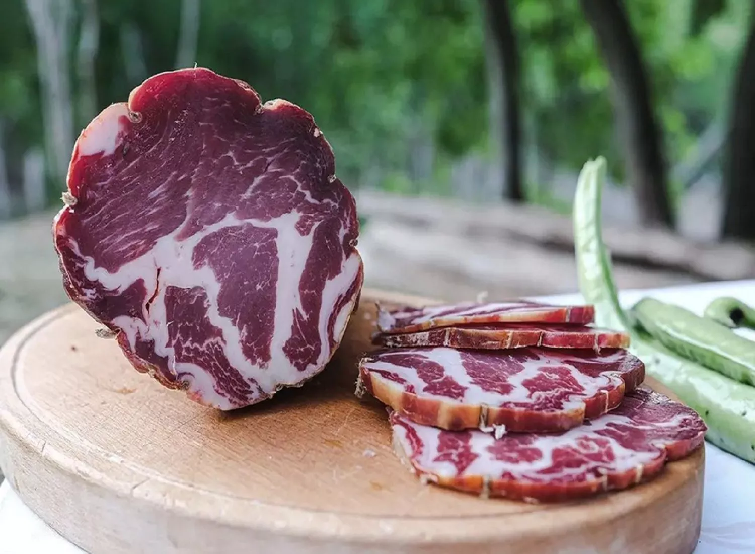 Capocollo aus Kalabrien mit mildem Chili