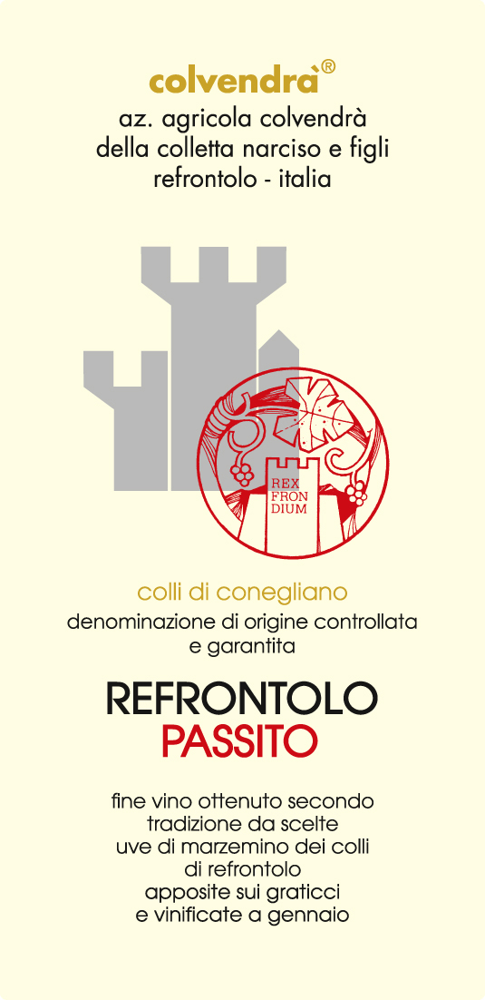 Refrontolo Passito Rosso DOCG Marzemino Dessertwein 2016