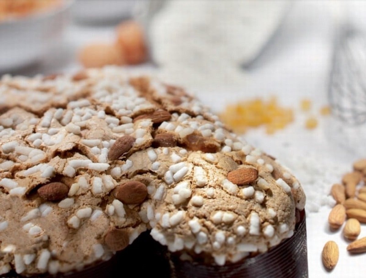 1Kg Colomba Classica Milanese ohne kand. Früchte 100% Mutterteig