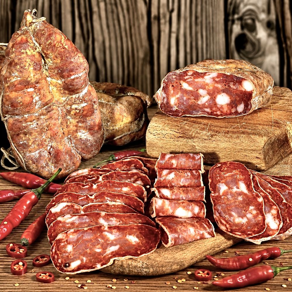Scharfe Soppressata di Calabria piccante