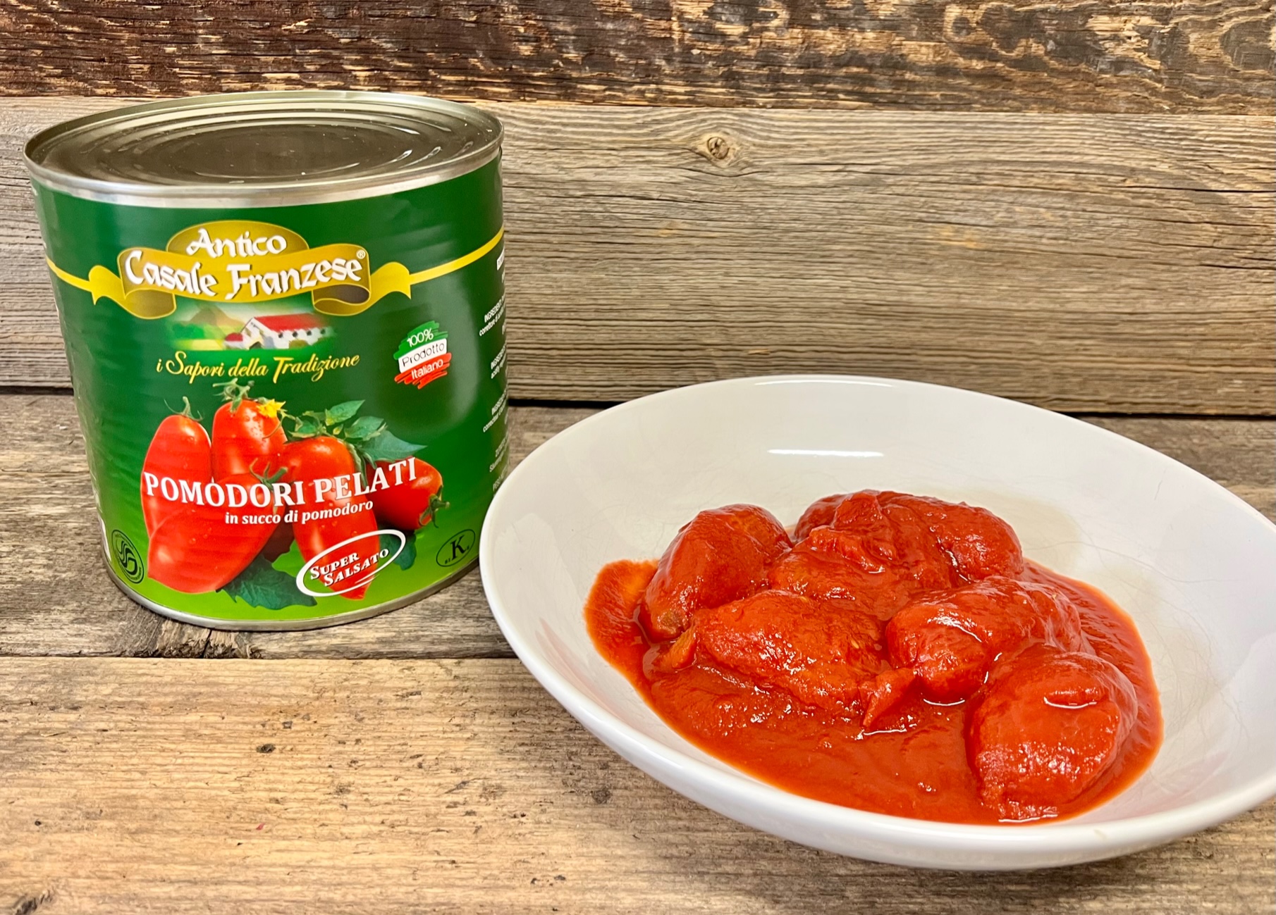  Vorratsgroße Italienischen sonnengereiften Tomaten aus Neapel Extra Saftig 