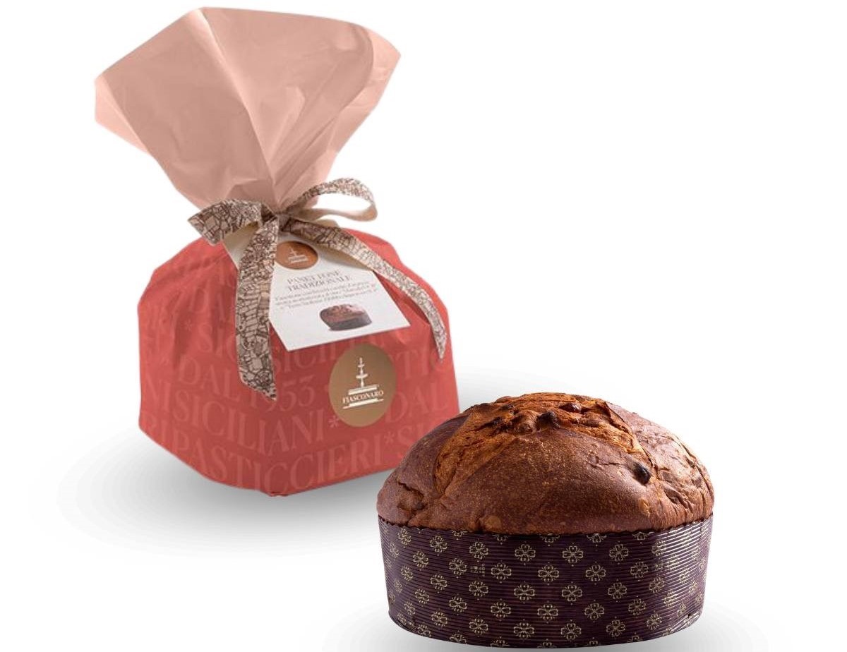 500gr Panettone Tradizionale mit Rosinen &amp; kandierten Früchten von ...