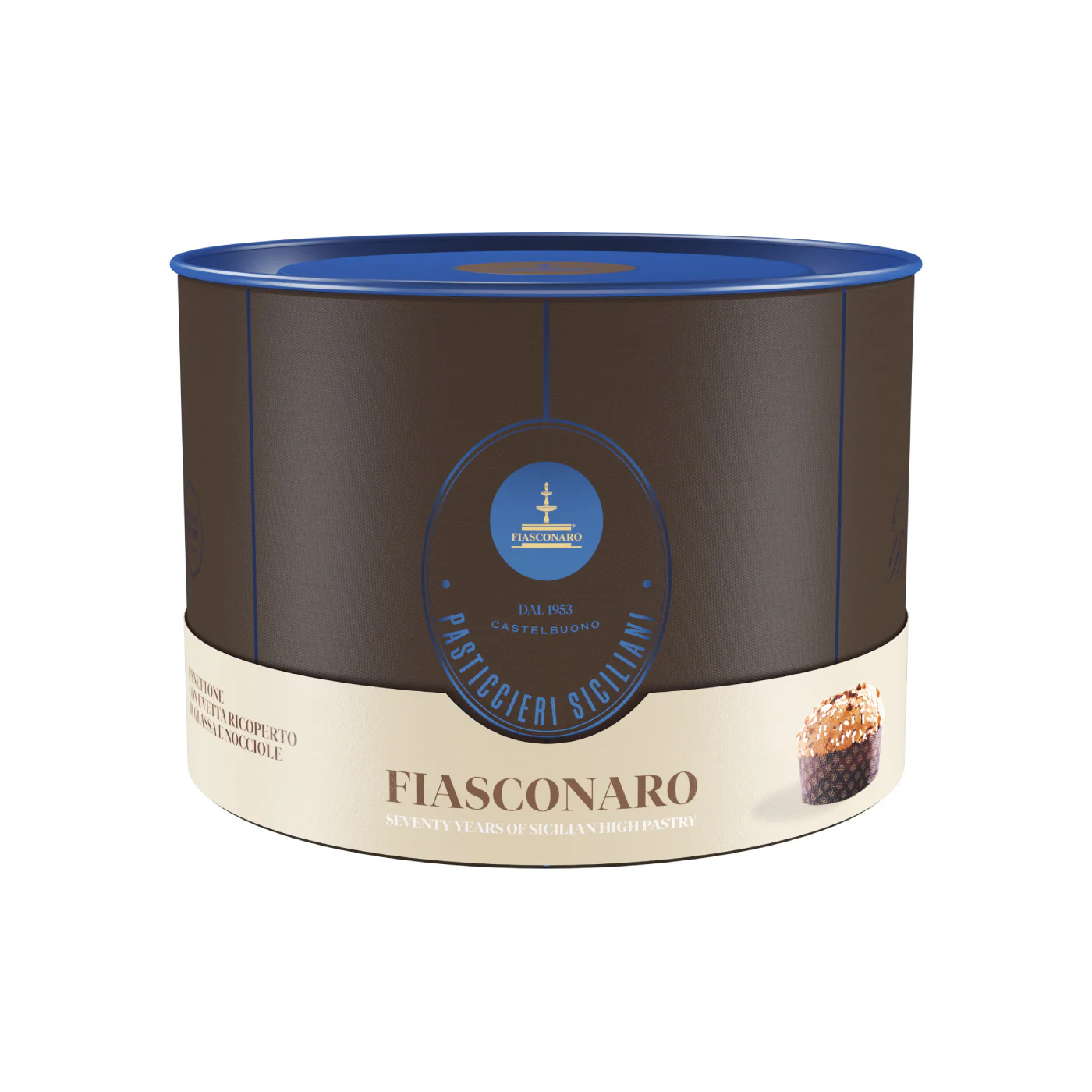 Fiasconaro Panettone mit Haselnüssen in Geschenkdos
