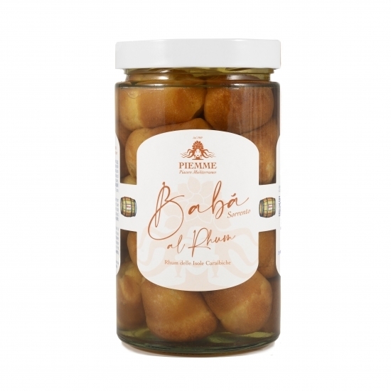 BABÀ aus Sorrento al Rum 650g 14% Vol. Küchlein in Rhum-Likör eingelegt