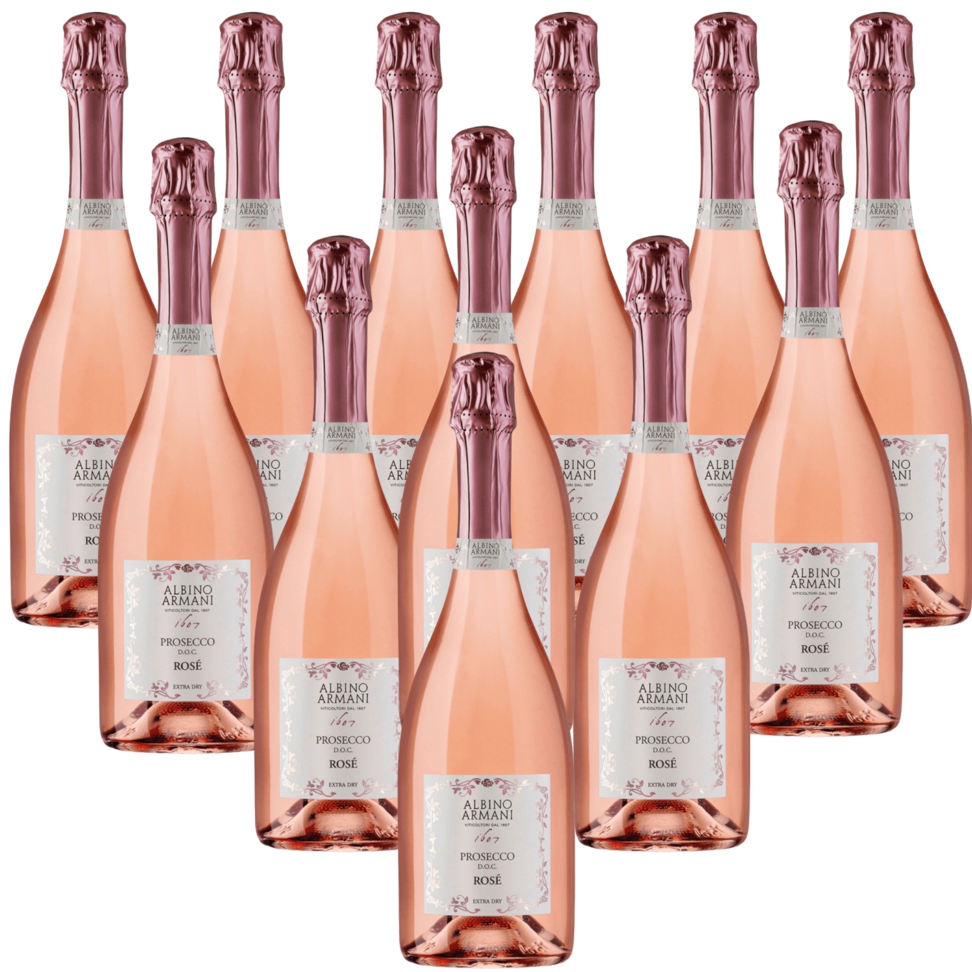 Spar-Angebot 12X Albino Armani  Prosecco DOC Rosé Millesimato 2021 extra dry
