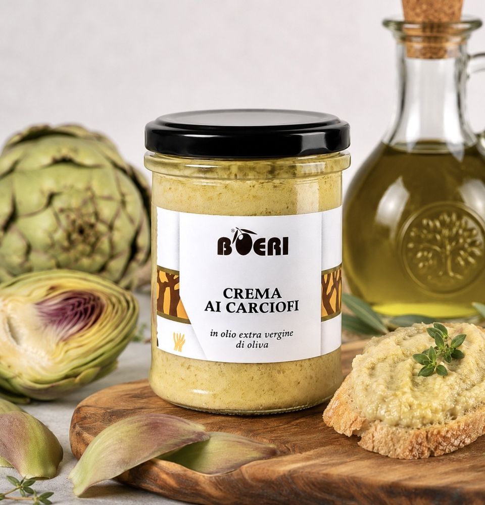 Artischockencreme mit Taggiasca Olivenöl-Extra