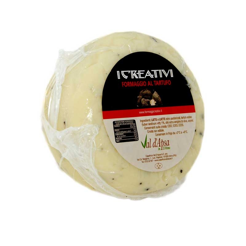 Frische Pecorino Caciotta mit Trüffel 400g