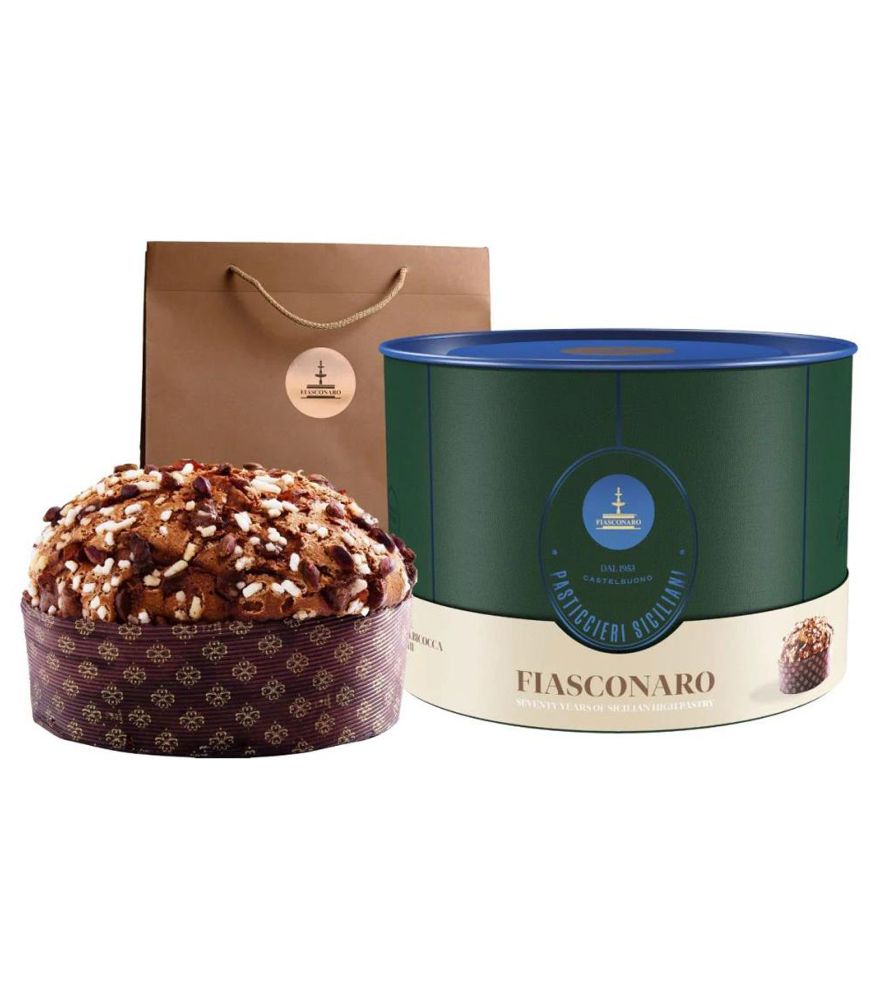 Panettone mit Aprikosen & kandierter Ananas in Geschenkdose