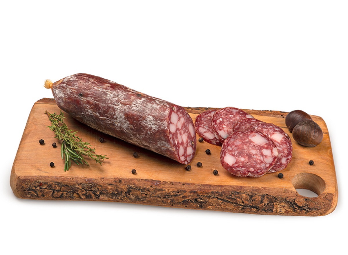 250g Salame da Cinta Senese DOP Schwein Gran-Toscana 1/2 eingeschweißt