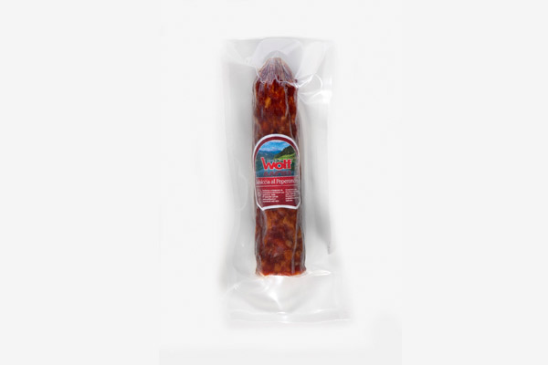 08008 Pikante Pizza Salami - Scharfe Berg Salsiccia, leicht gereuchert