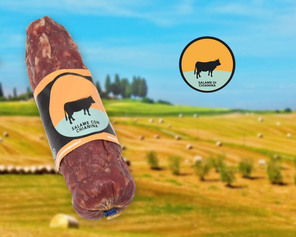 Chianina Rind Salami Toskana Monte San Savino 