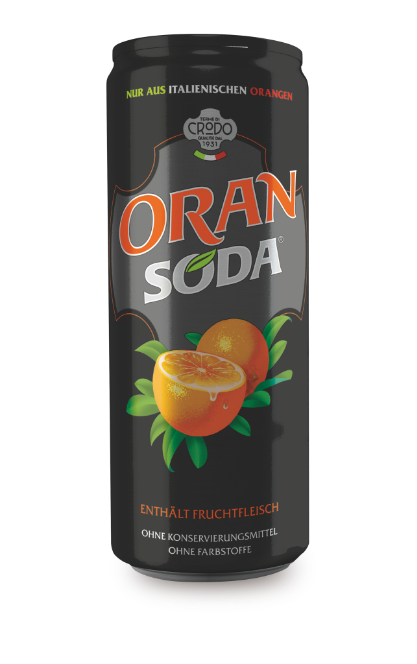 12x330ml OranSoda - Orangen-Limonade
