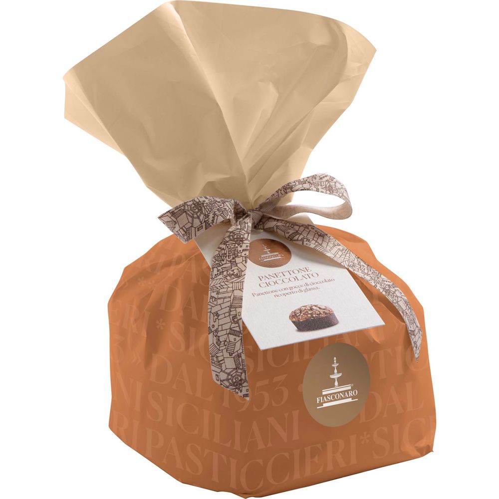 Panettone mit Schokolade von Fiasconaro aus Sizilien