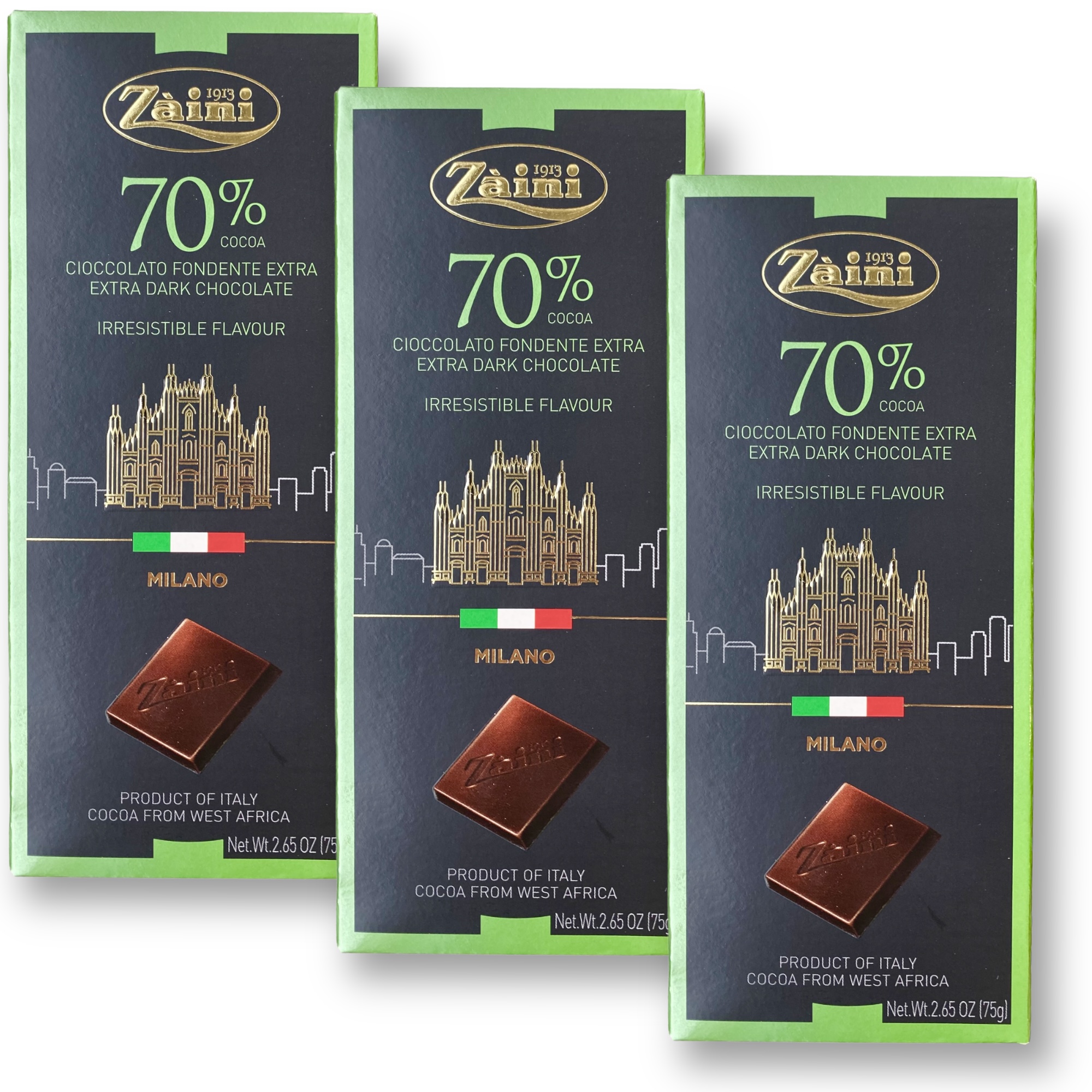 3x 70% Zartbitter Schokolade